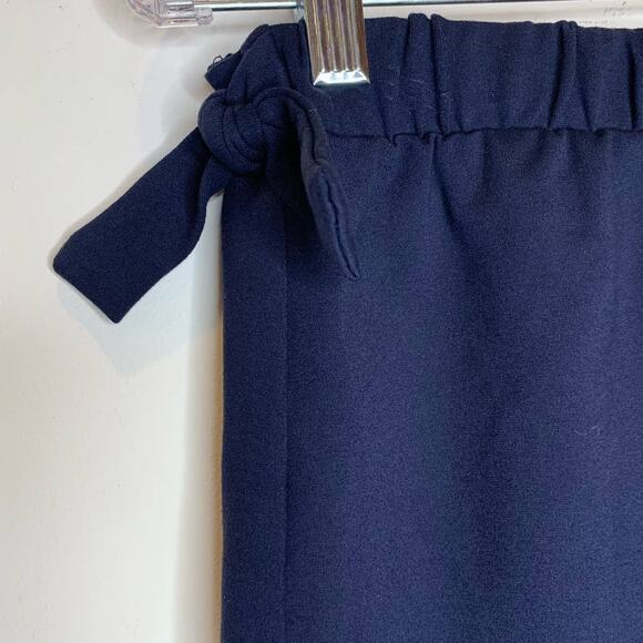 Tommy Hilfiger girls Ponte knit navy blue classic preppy wrap skort size LG - Picture 6 of 8